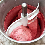 Strawberry-Sour Cream Ice Cream