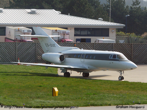 CS-DUE Hawker 750XP by Jersey Airport Photography