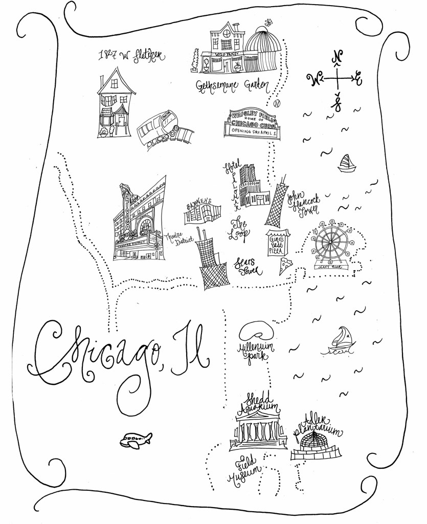 Chicago Map Sketch