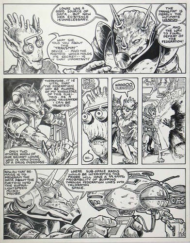  "Fugitoid" #1 original page ..by Eastman & Laird // Pg. 33 i (( 1985 )) [[ Courtesy of COMICLINK ]]
