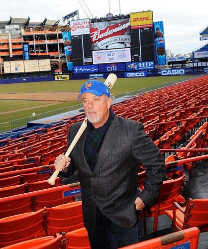 Billy Joel at Shea Stadium, home of the New York Mets!