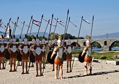 Soldados romanos en Ponte de Lima
