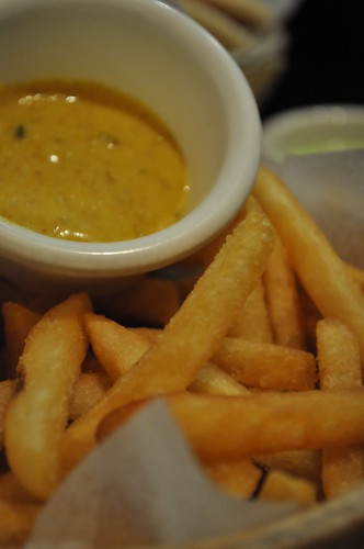fries and curry tartare