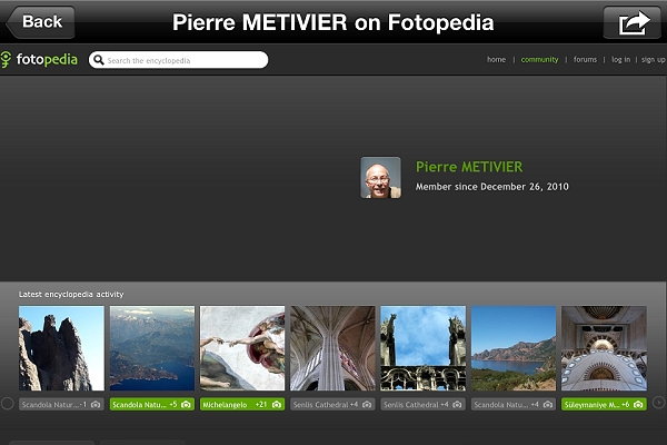 iPhone App fotopedia Paris