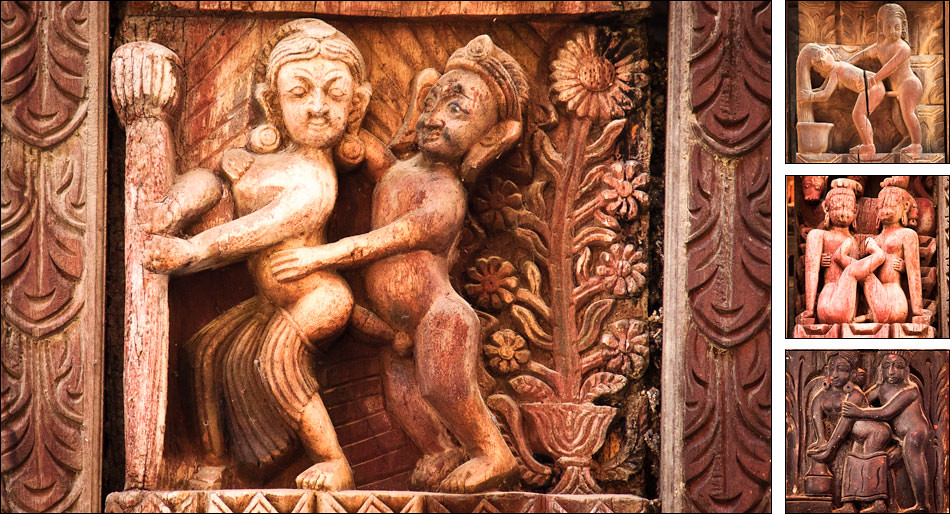 Travel Photos: Ancient Erotic Carvings from Nepal