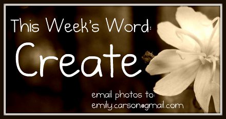 This Week's Word, Create