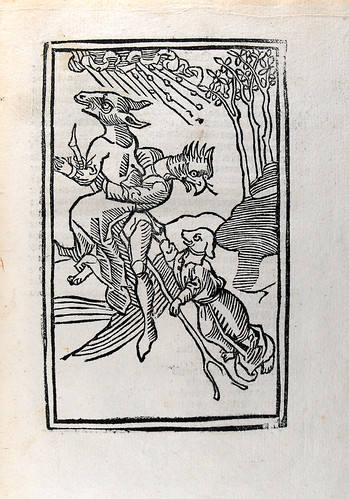 Woodcut in Molitoris, Ulricus: De lamiis et phitonicis mulieribus