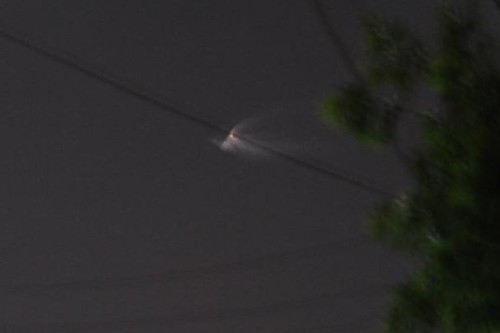 Atlas V Rocket over Los Angeles 4-14-11