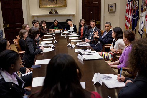 Youth Leaders from Power Shift Meet with President Obama