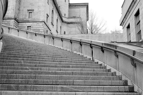 Just a flight of stairs at St John's Oratory
