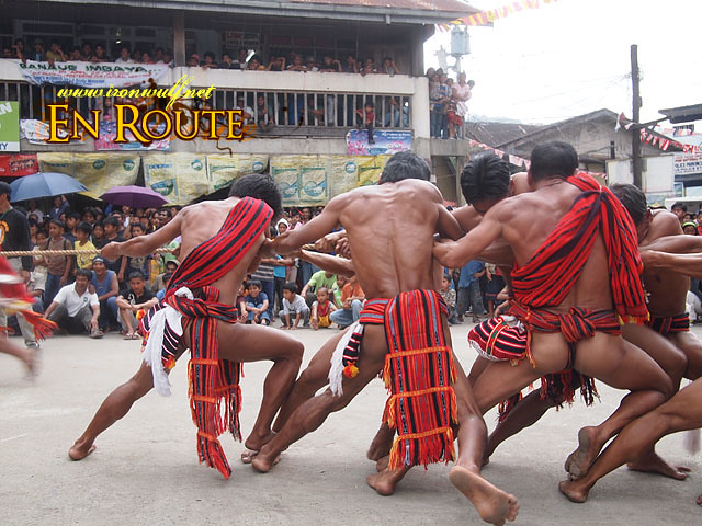 Ifugao athleticism and test of strenght during the Guyudan