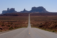leaving monument valley