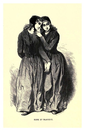 003-Rosa y Blanca-Le juif errant 1845- Eugene Sue-ilustraciones de Paul Gavarni