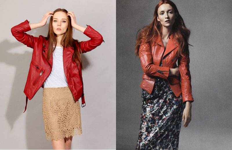 red leather jackets