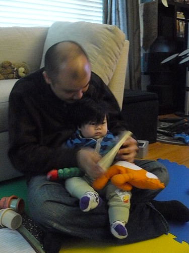 reading with papa