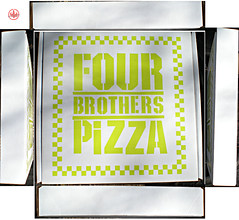 Nickelodeon TMNT Fan Preview; "FOUR BROTHERS PIZZA" - Consolation Pizza Box iii (( 2011 ))