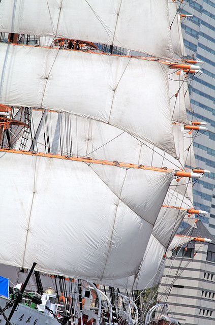 Nippon maru Full-sail Exhibition HDR