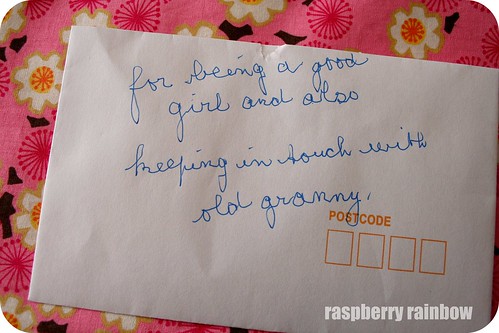 A note from old Granny.