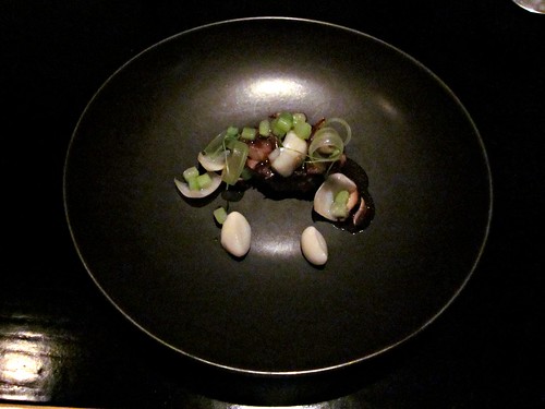 Benu - San Francisco - April 2011 - Beef Braised in Pear, Lily Bulb, Celery, Shiitake Mushroom