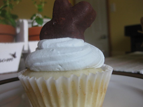 Topped with chocolate marshmallow bunny