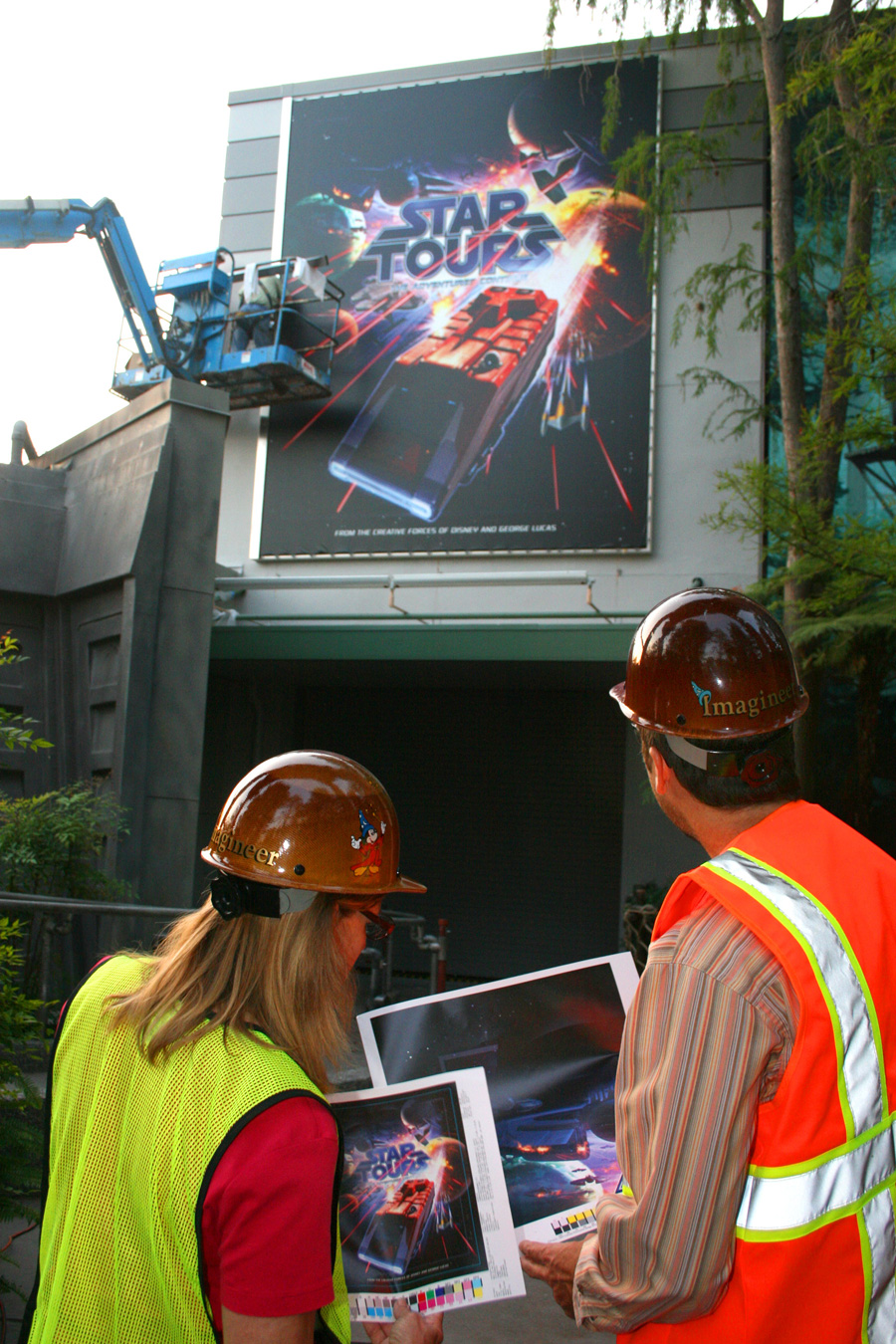 The marquee is installed at Disney's Hollywood Studios - May 4, 2011