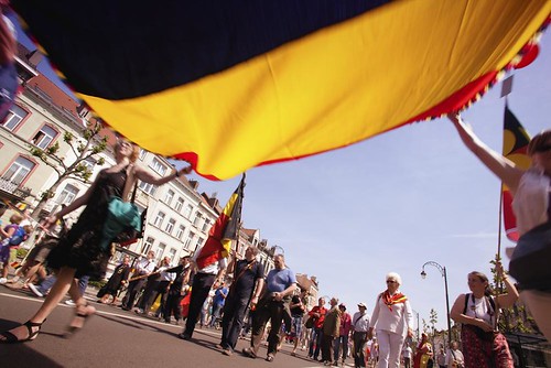 Bruxelles - Manifestation pour une Belgique Unie