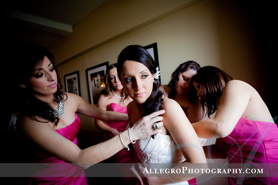 greek-wedding-spring-providence-ri- bride getting ready in suite at providence biltmore hotel