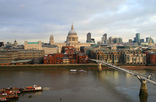 Vista panoramica Londra da tate modern