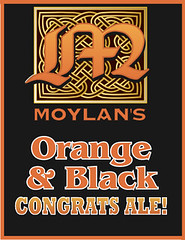 Moylan's Orange & Black Congrats Ale