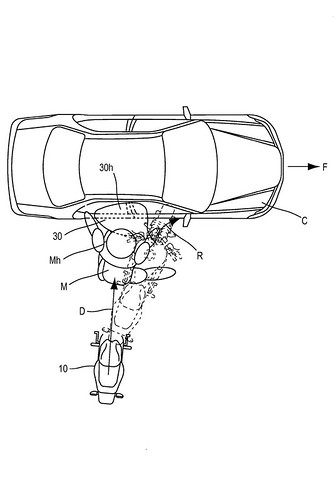 Honda zračni jastuci patent