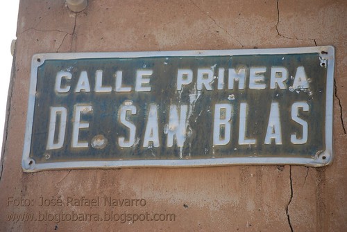 Placas - Calle Primera de San Blas