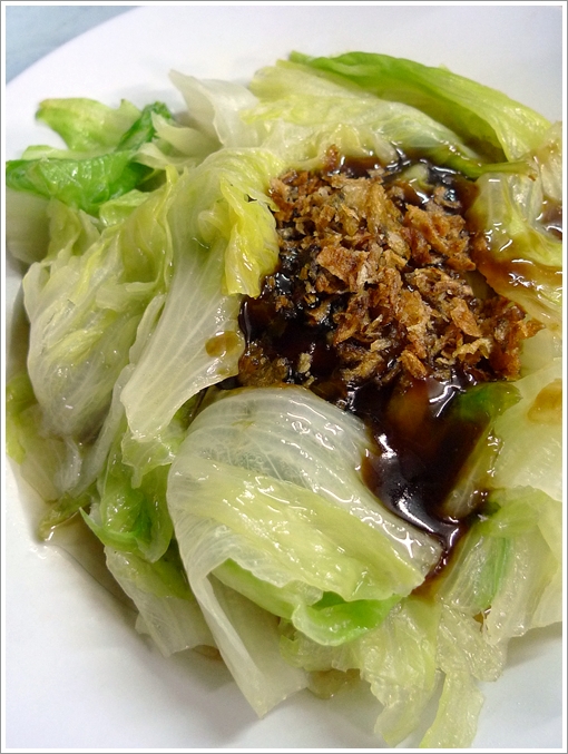 Iceberg Lettuce with Oyster Sauce