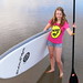 eden with the blowfish inflatable paddleboard