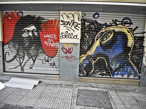 Anarchist Street Art in Exarchia
