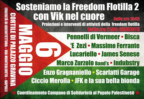 Concerto per Gaza e la Freedom Flotilla. Restiamo Umani!