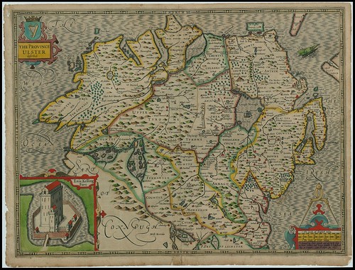 The Province Ulster, Ireland - John Speed proof maps 1605-1610