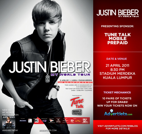 justin bieber live in kl seating. with Justin Bieber?