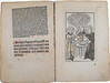 Page of text and hand-coloured woodcut in Molitor, Ulrich: De lamiis et phitonicis mulieribus