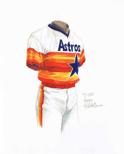 old houston astros uniforms. Houston Astros 1983 uniform
