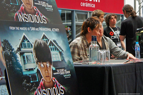 Kapow! Comic Con : IGN Arena Insidious signing with Director James Wan and Writer Leigh Whannell by Craig Grobler