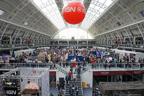 Kapow! Comic Con : Main Hall IGN Arena below by Craig Grobler