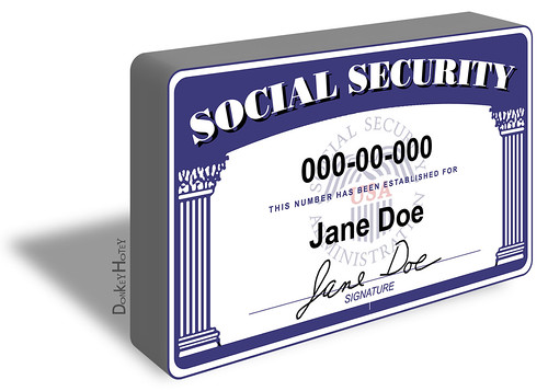 Social Security Card - Illustration