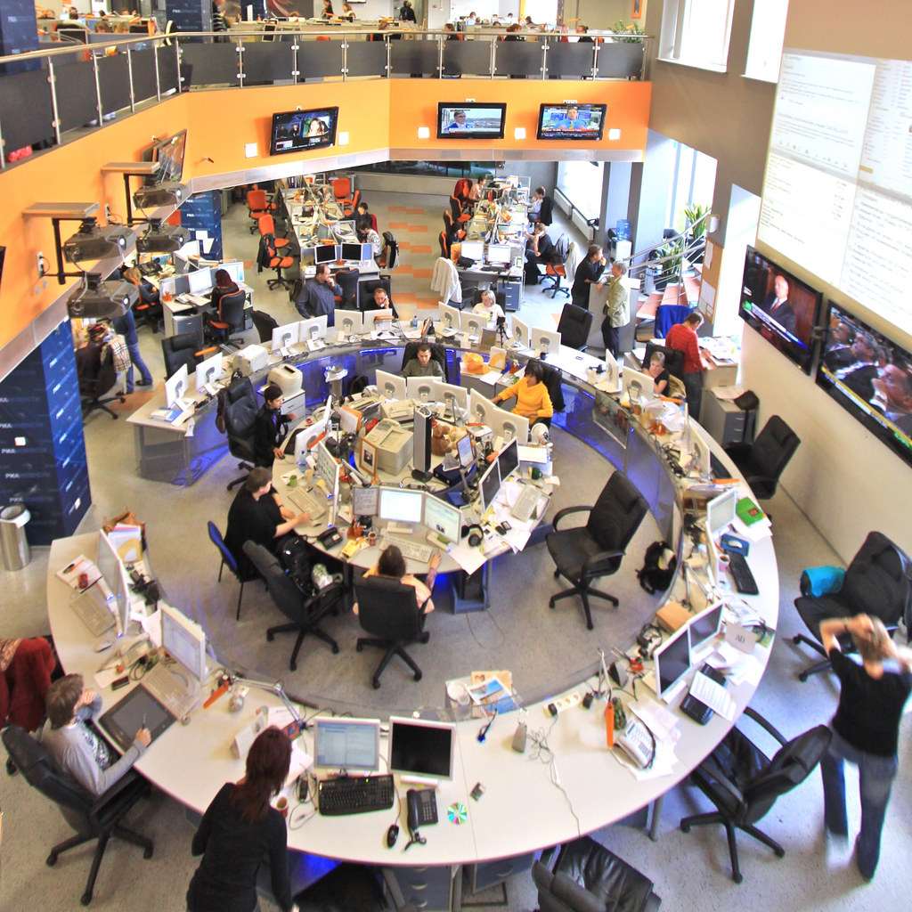 : Newsroom von RIA Novosti in Moskau