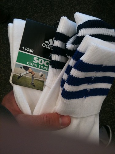 New soccer socks. $10 each.