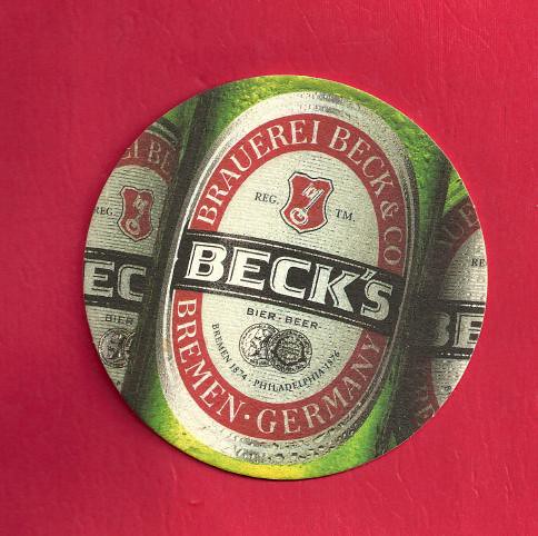becks beer can. Beck#39;s Beer Coaster