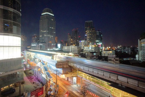 Bangkok Skyline Long Exposure on Sukhumvit
