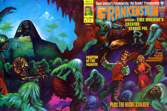 Castle Of Frankenstein, Issue 25 (1975) Cover Art by Marcus Boas