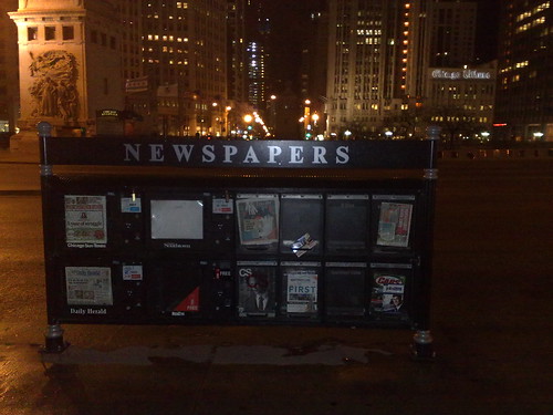 chicago tribune newspaper. Newspaper box (Chicago Tribune
