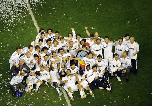 real madrid copa del rey 2011. Real Madrid festeja la copa