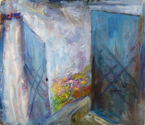 Ворота в сад (х/м 100х80) 2001г. by короленко